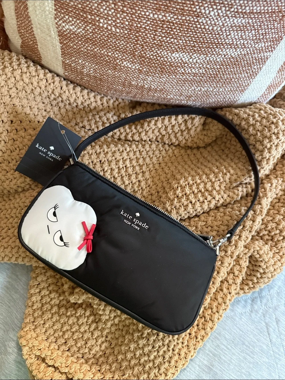kate spade Black Shoulder Bag Gemini Monsters Mini Bag - NWT